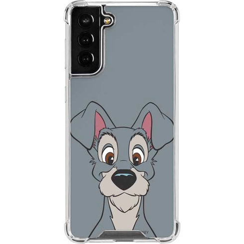 Disney Lady & The Tramp Butch Portrait Galaxy S21 FE Clear Case